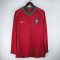 2006 Retro Long Sleeve Portugal Home Football Shirt