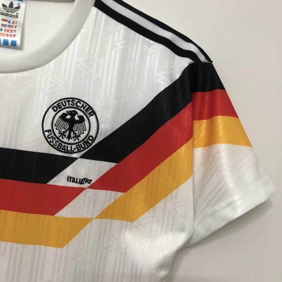 1990 Retro Germany Home Soccer Jersey