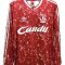 1989/1991 Retro Long Sleeve Liverpool Home Football Shirt