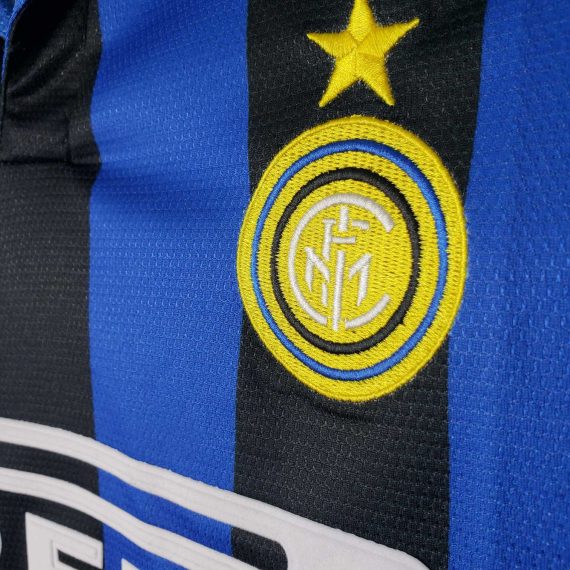 1998/1999 Retro Long Sleeve Internazionale Milan Home Football Jersey