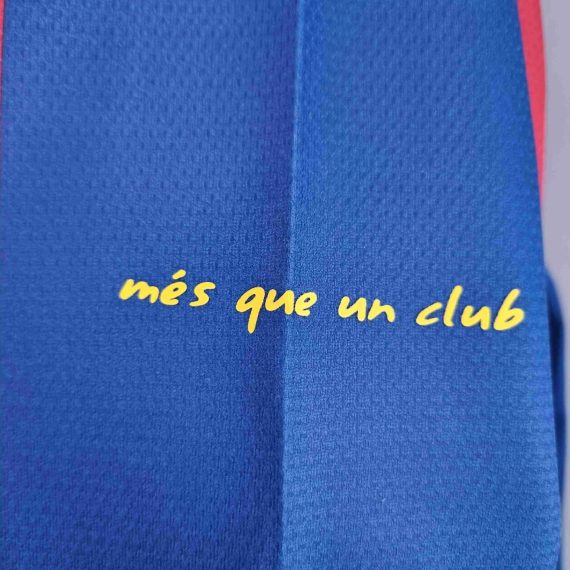 2010/2011 Retro Long Sleeve Barcelona Home Football Shirt