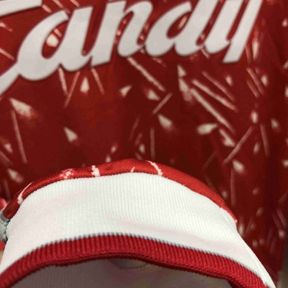 1989/1991 Retro Long Sleeve Liverpool Home Football Shirt
