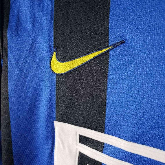 1998/1999 Retro Long Sleeve Internazionale Milan Home Football Jersey