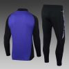 2024 Germany Half-Pull Training Suit Purple Jersey Set