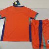 2024 Netherlands Home Football Shirt Kids Size Suit