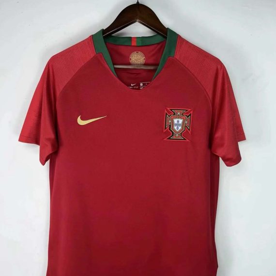 2018 Retro Portugal Home Football Shirt