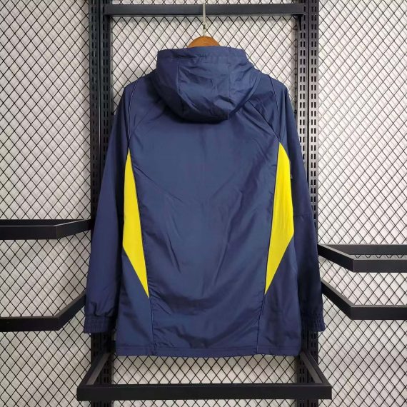 2023 Spain WindbreakerNavy blue Soccer Jersey