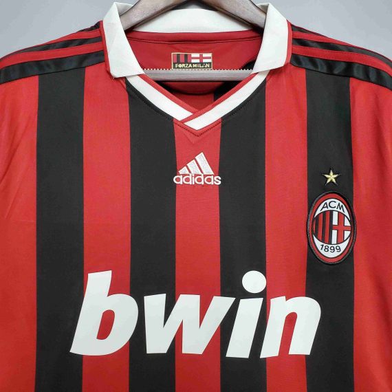 2009/2010 Retro AC Milan Home Football Shirt