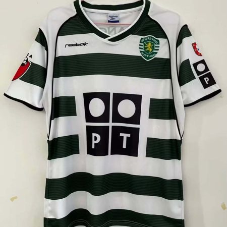 2001/2003 Retro Sporting Lisbon Home Football Shirt