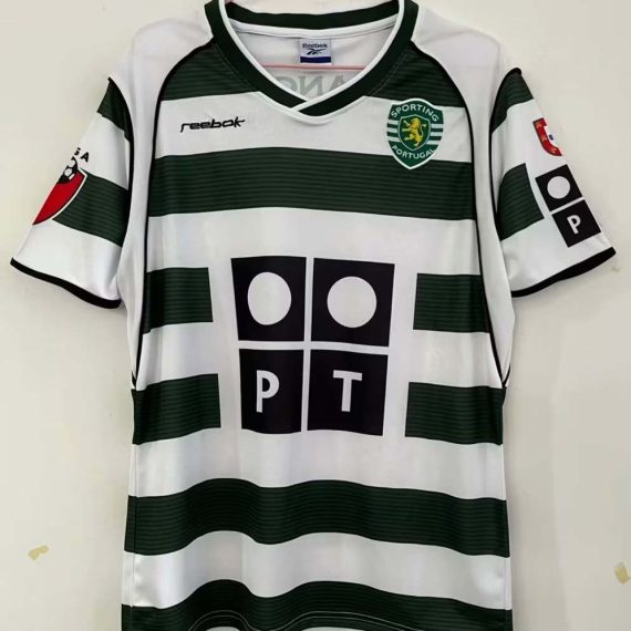 2001/2003 Retro Sporting Lisbon Home Football Shirt