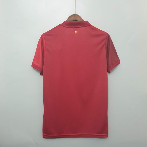 2020 Spain Red Home Soccer Shirt