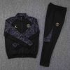 2023/2024 Psg Paris Saint-Germain Long Zipped Jacket Black Set