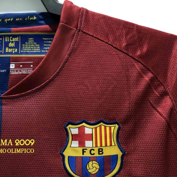 2008/2009 Retro Barcelona Football Shirt Home Champions League