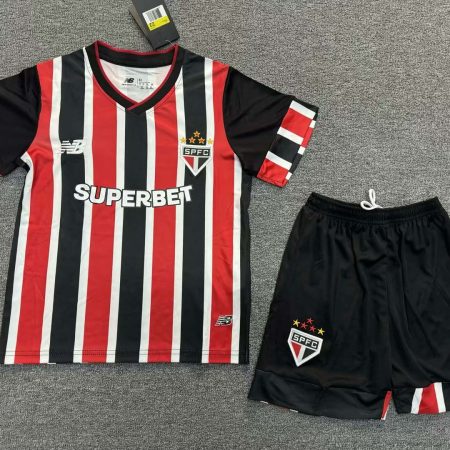 2024/2025 São Paulo Away Jersey Kids Size Suit