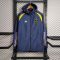 2023 Spain WindbreakerNavy blue Soccer Jersey