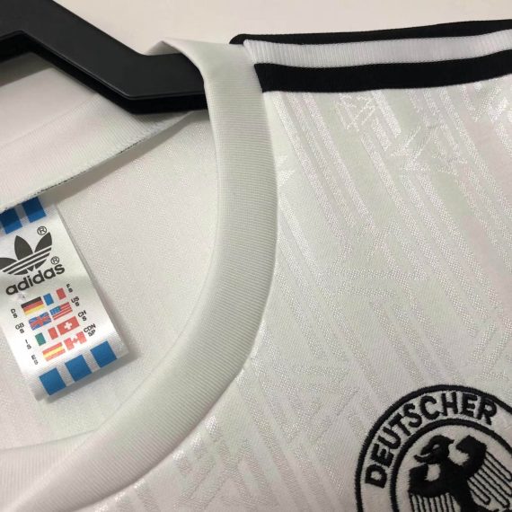 1990 Retro Germany Home Soccer Jersey