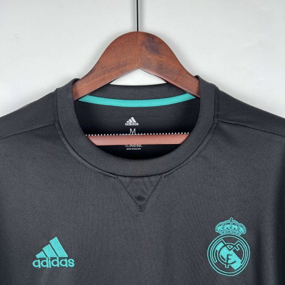2017/2018 Retro Long Sleeve Real Madrid Away Football Shirt