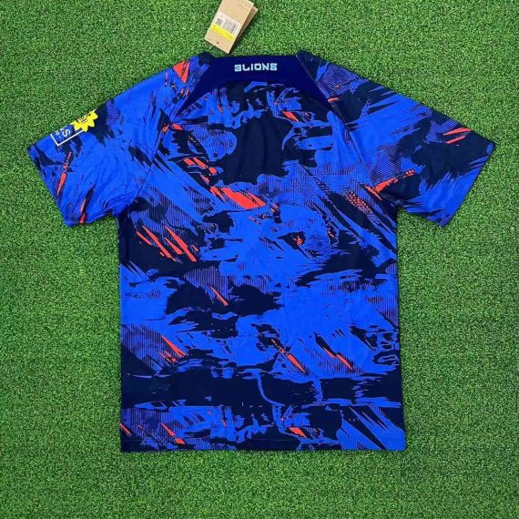 2023 England National Team Training Wear Blue Football Shirt
