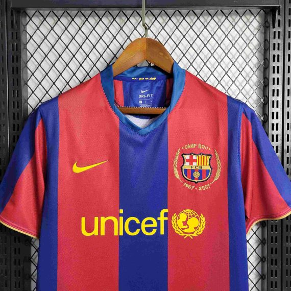 2007/2008 Retro Barcelona Football Shirt Home