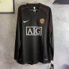 2007/2008 Retro Long Sleeve Manchester United Third Away Football Shirt