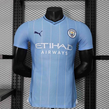 2024/2025 Player Version Manchester City Home Football Shirt