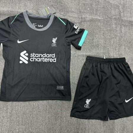 2024/2025 Liverpool Away Soccer Jersey Kids Size Suit