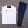 2022/2023 Psg Paris Saint-Germain Half-Pull Training Suit White Set