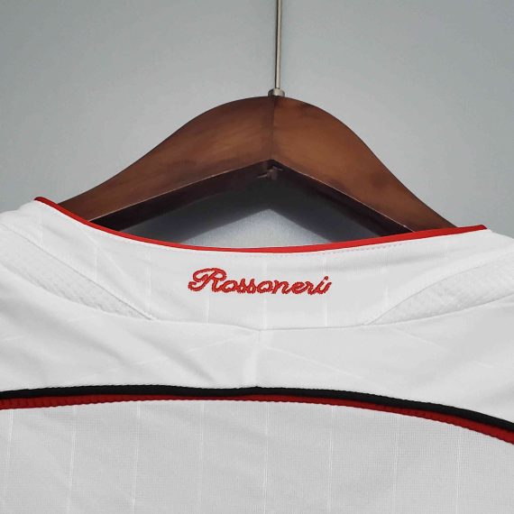 2006/2007 Retro Long Sleeve AC Milan Away Football Shirt