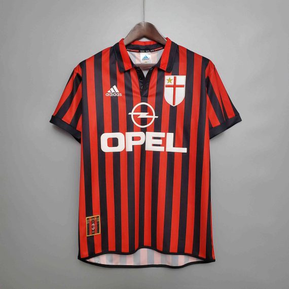 1999/2000 Retro AC Milan Home Football Shirt