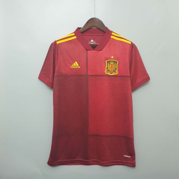 2020 Spain Red Home Soccer Shirt