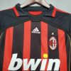 2006/2007 Retro Long Sleeve AC Milan Home Football Shirt