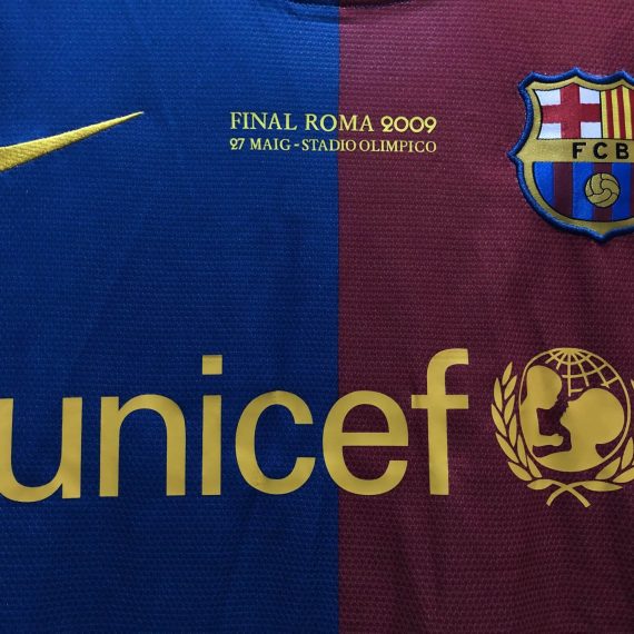 2008/2009 Retro Barcelona Football Shirt Home Champions League