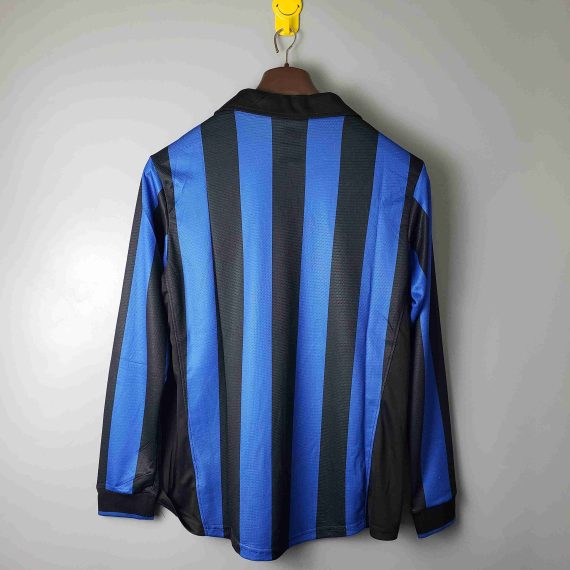 1998/1999 Retro Long Sleeve Internazionale Milan Home Football Jersey
