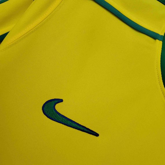 1998 Retro Brazil Soccer Jersey Home