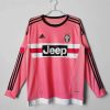 2015/2016 Retro Long Sleeve Juventus Away Soccer Jersey