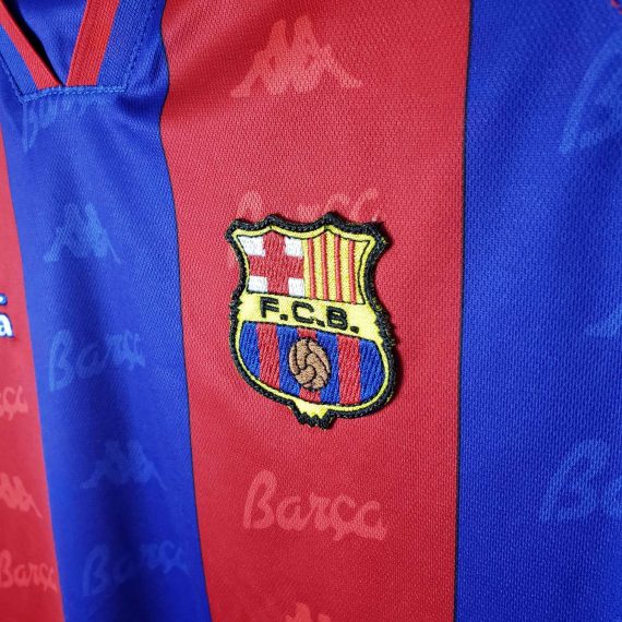1996/1997 Retro Barcelona Football Shirt Home