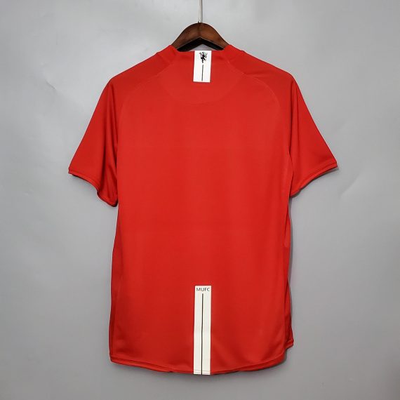 2007/2008 Retro Manchester United Home Champions League Edition Football Shirt