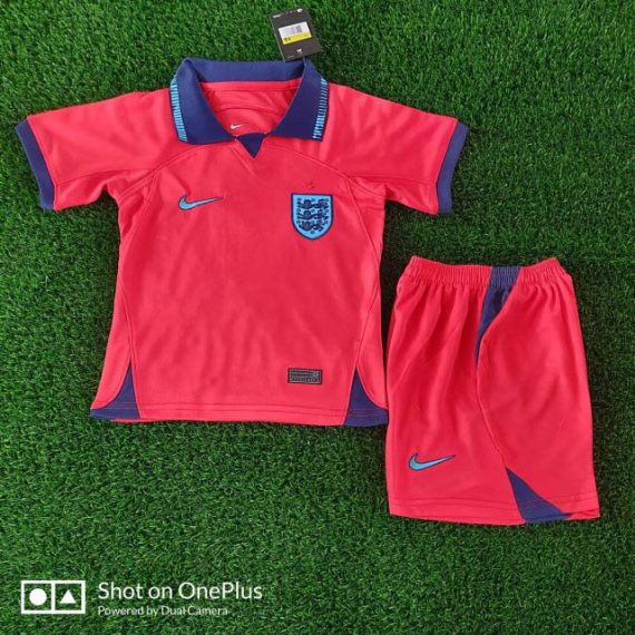 2022 FIFA World Cup England Away Football Jersey Kids Size Suit