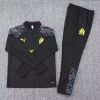 2023/2024 Olympique de Marseille Half-Pull Training Suit Black Football Jersey Set