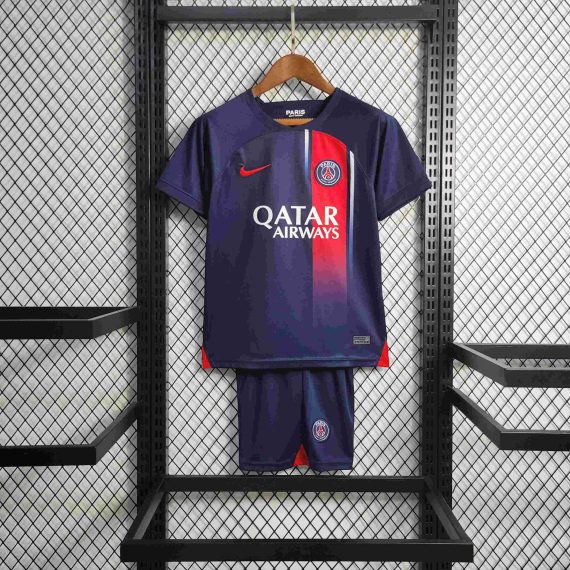 2023/2024 Psg Paris Saint-Germain Home Football Shirt Kids Size Suit