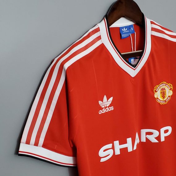 1983/1984 Retro Manchester United Home Football Shirt