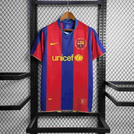 2007/2008 Retro Barcelona Football Shirt Home