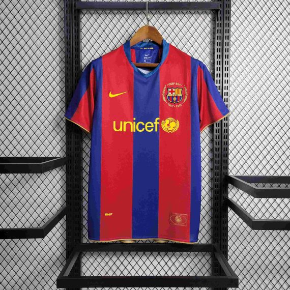 2007/2008 Retro Barcelona Football Shirt Home