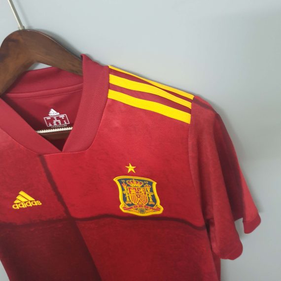 2020 Spain Red Home Soccer Shirt