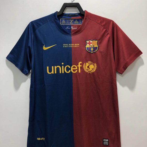 2008/2009 Retro Barcelona Football Shirt Home Champions League