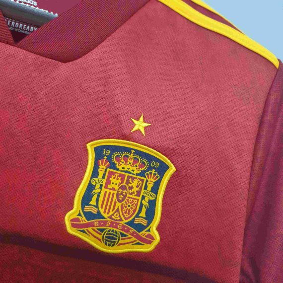 2020 Spain Red Home Soccer Shirt