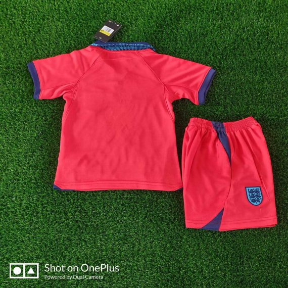 2022 FIFA World Cup England Away Football Jersey Kids Size Suit