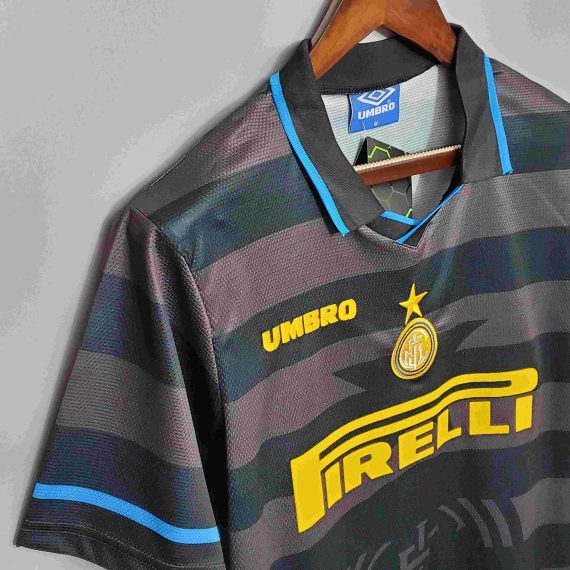 1997/1998 Retro Internazionale Milan Away Football Jersey
