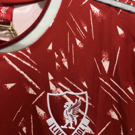 1989/1991 Retro Long Sleeve Liverpool Home Football Shirt