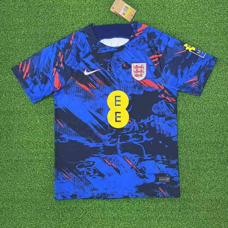 2023 England National Team Training Wear Blue Football Shirt